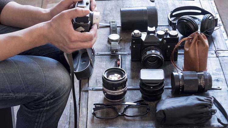 Camera, lenses, headphone and a watch are examples of personal property.